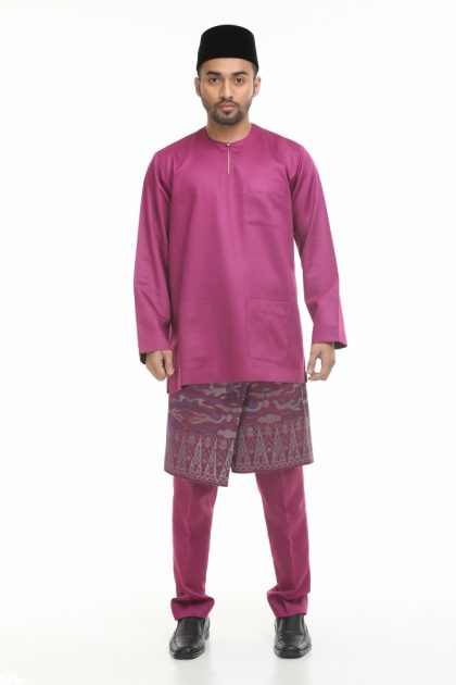  Baju  Melayu Lekiu Blush  Pink  Omar Ali