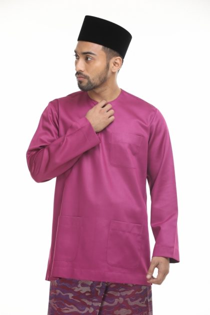  Baju  Melayu Lekiu Blush  Pink  Omar Ali